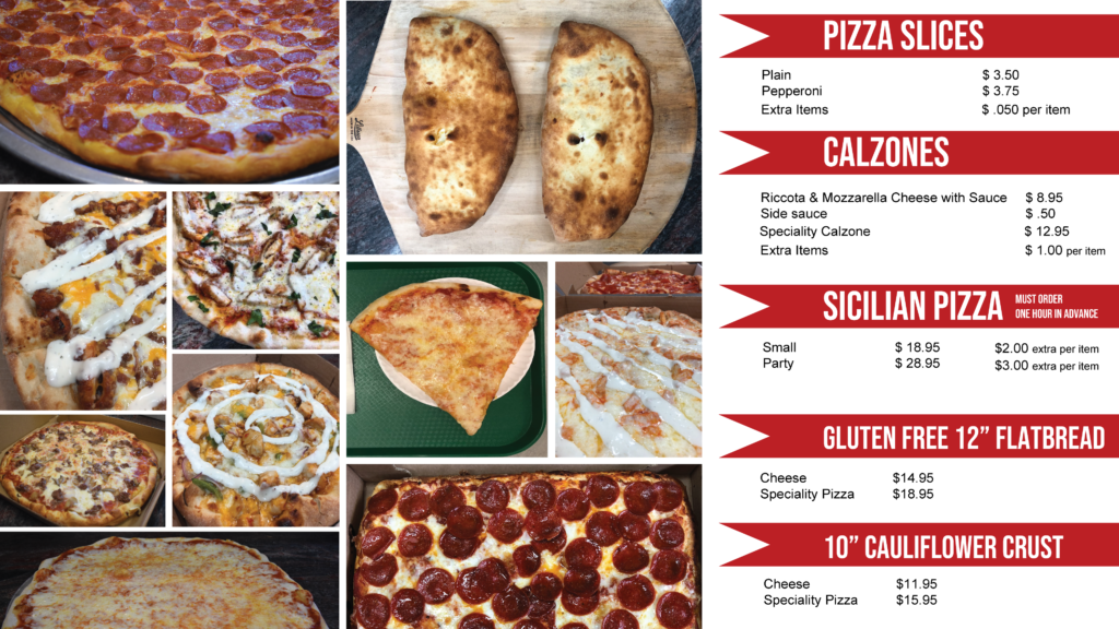 Menu – Capri Pizza